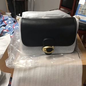 Coach Tabby Soft Smooth Leather Shoulder Bag Black NEW never used